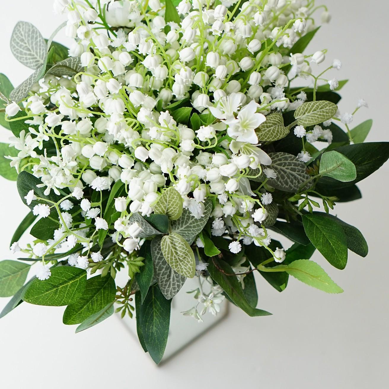 すずらんとかすみ草のナチュラルブーケ（ブートニア付） | 7枚目