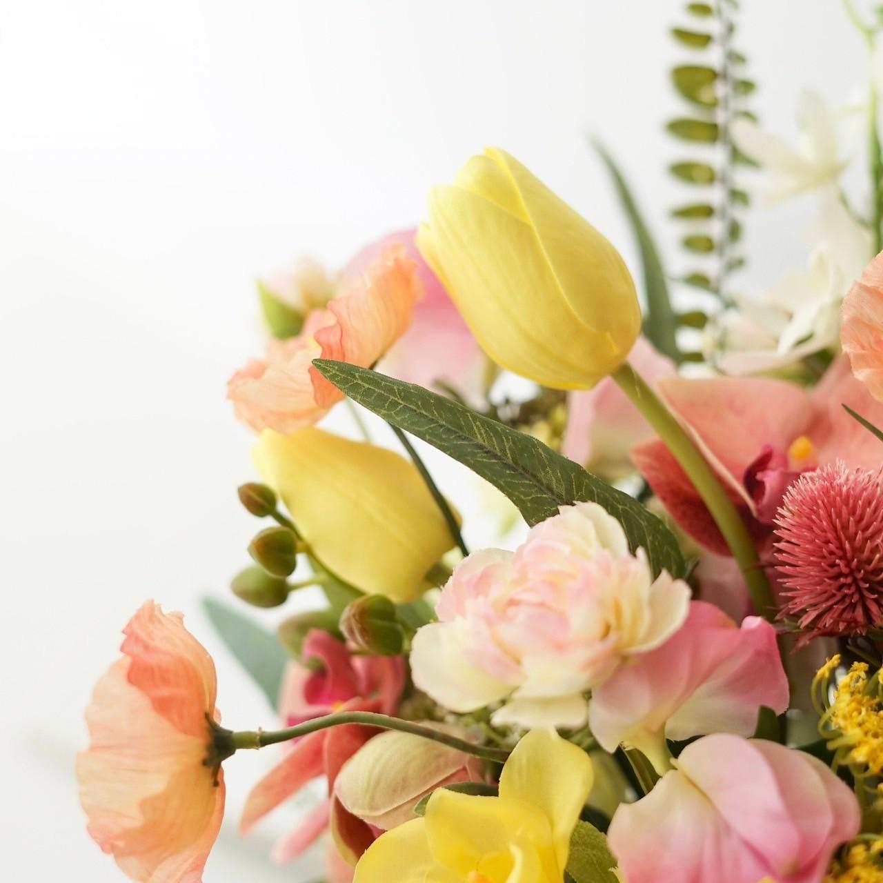 海に映える！トロピカルな上品リゾートブーケ（ブートニア付） | 8枚目